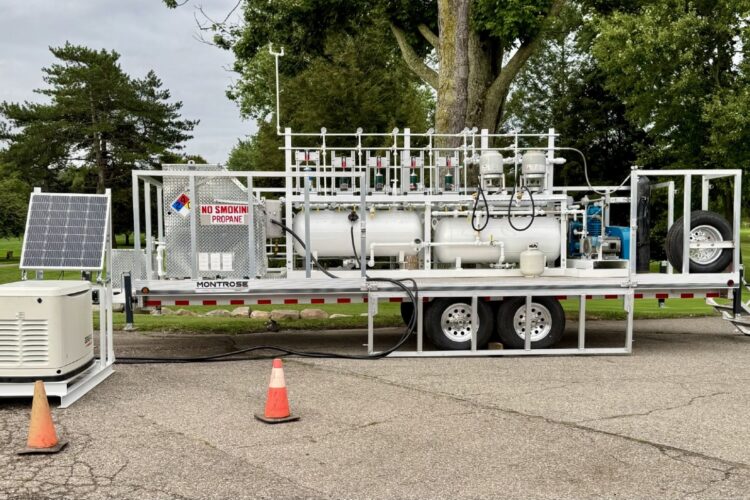 Propane and steel recycling unit