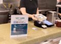 Usefull reusable dining container at SEEC cafe at the University of Colorado Boulder.